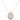 Rose gold teardrop diamond necklace with halo – elegant perspective