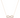 Infinity lab grown diamond necklace in rose gold – elegant flat lay