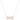 Infinity lab grown diamond necklace in rose gold – elegant flat lay