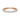 Round diamond stacking band in rose gold – clean horizontal product shot