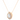 Rose gold pear-shaped halo diamond necklace