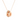 rose gold teardrop diamond necklace with brilliant halo