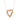 Rose gold open heart necklace with lab-grown diamond