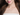 Model wearing open heart diamond necklace – close-up on neckline