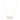 Yellow gold infinity pendant necklace with lab-grown diamonds