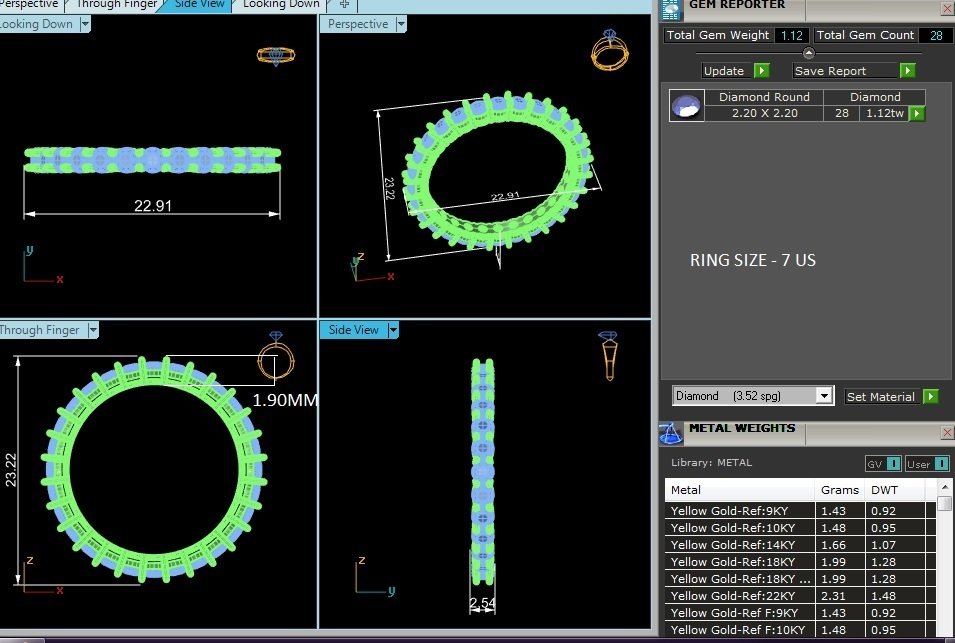 Eternity Band ET_RD_101 - view