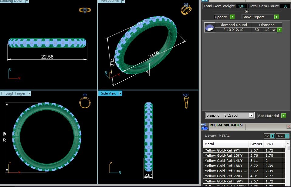Eternity Band ET_RD_105 - view