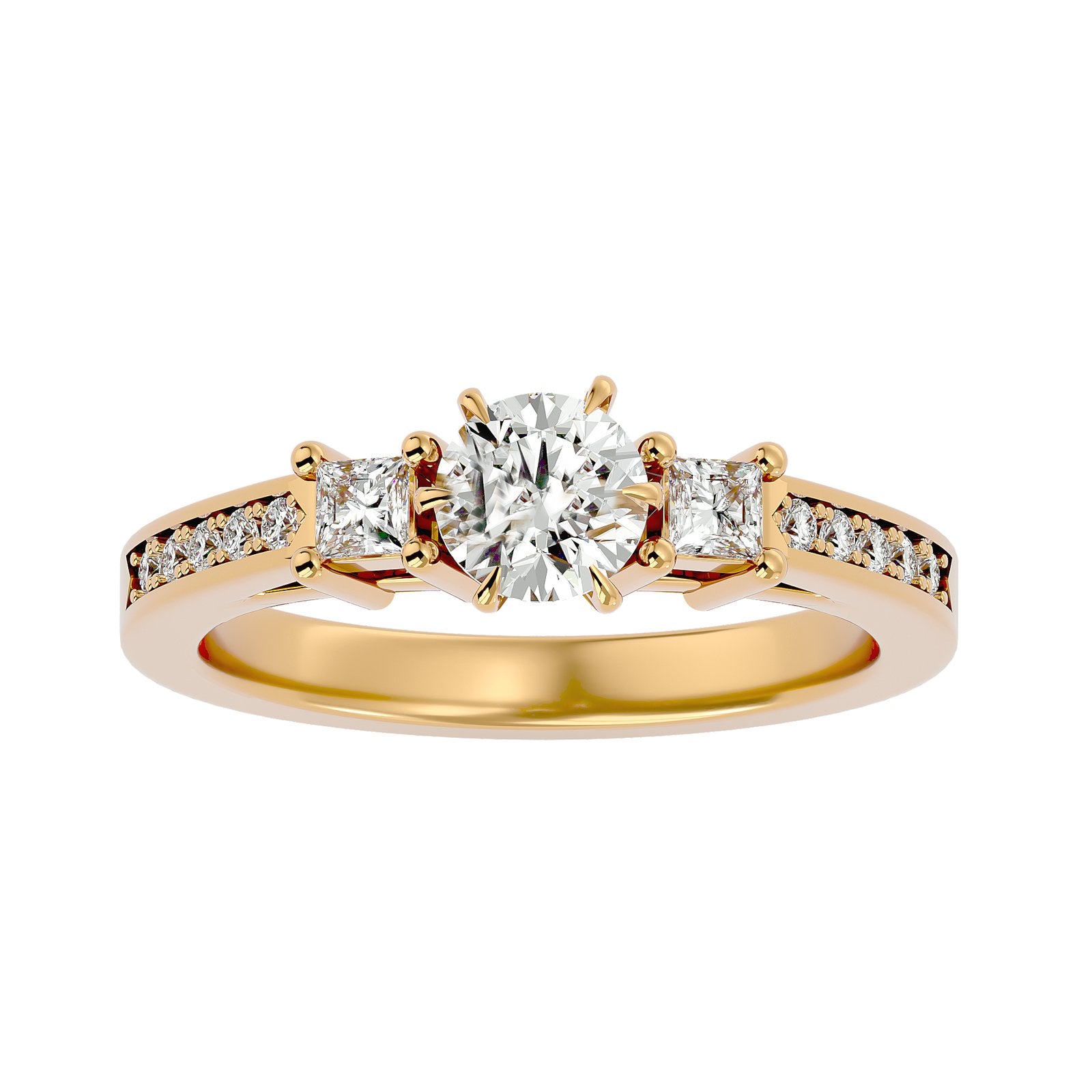 Solitaire Ring R3_RD_103 - view