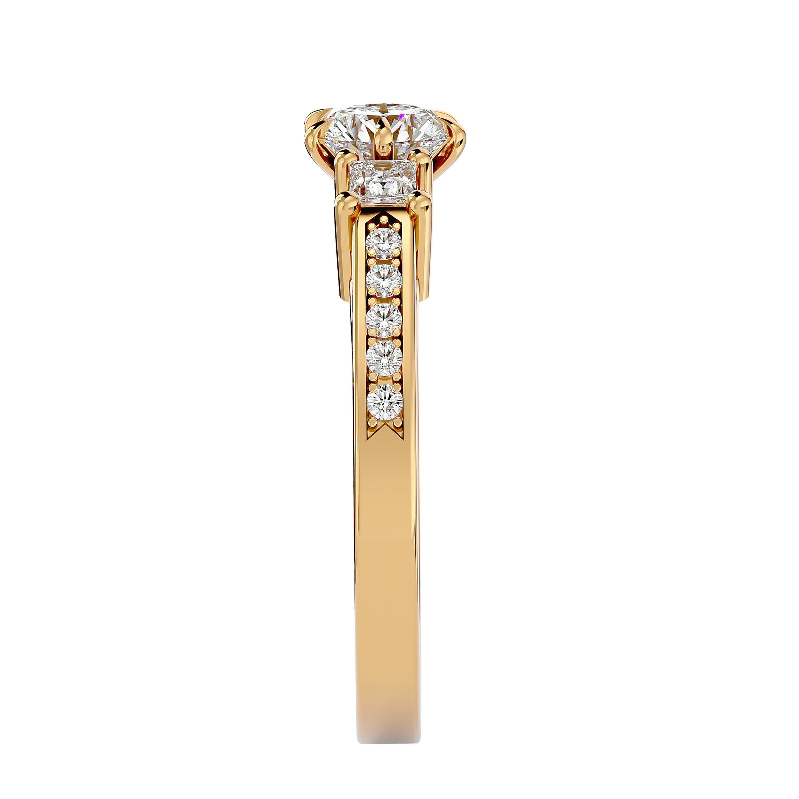 Solitaire Ring R3_RD_103 - view