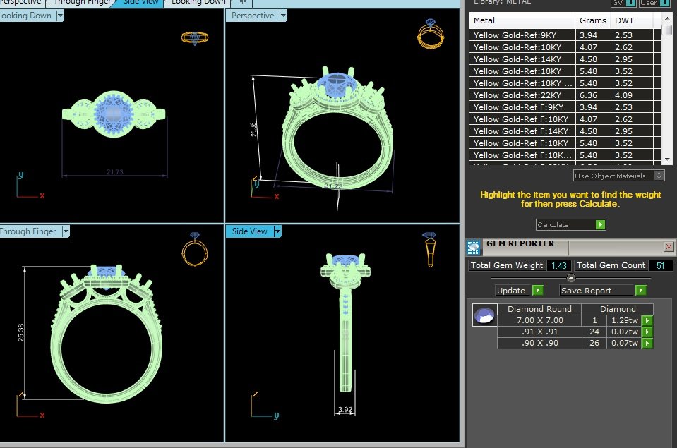 Solitaire Ring R3_RD_108 - view