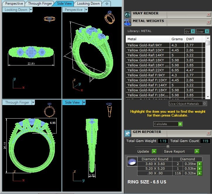 Solitaire Ring R3_RD_171 - view