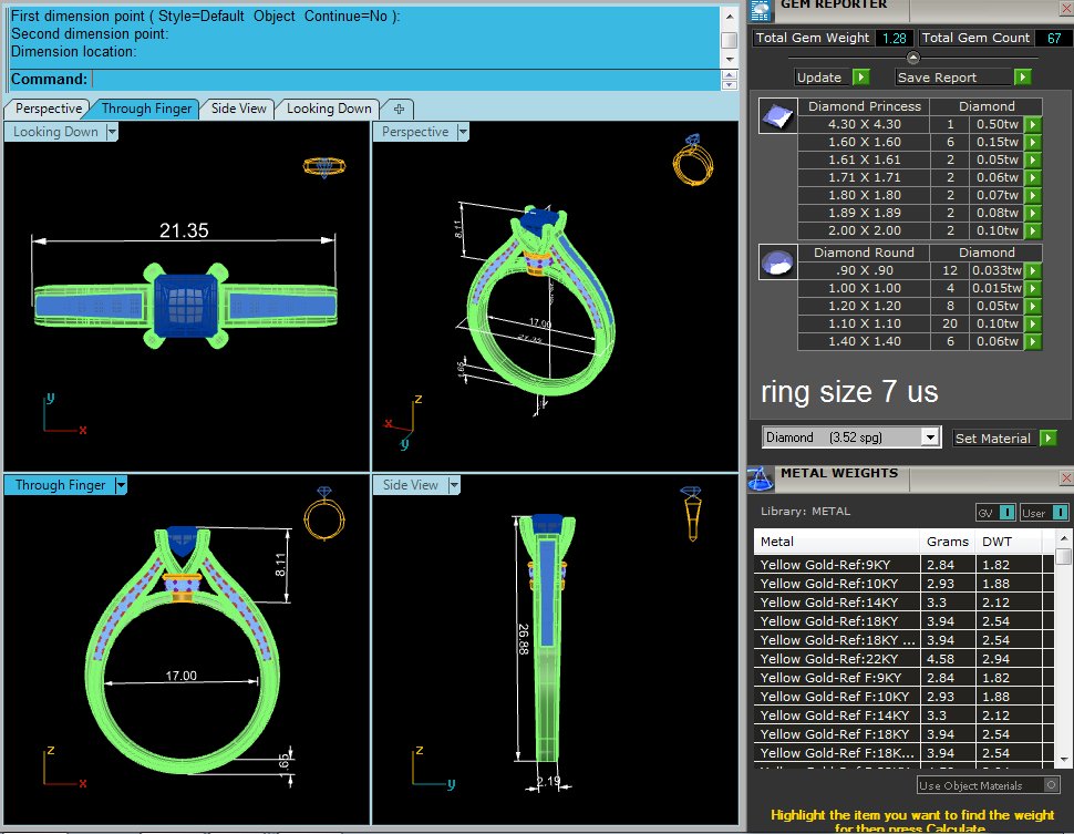 Solitaire Ring RC_PR_271 - view
