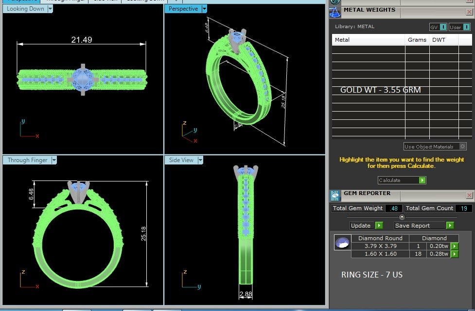 Solitaire Ring RC_RD_142 - view