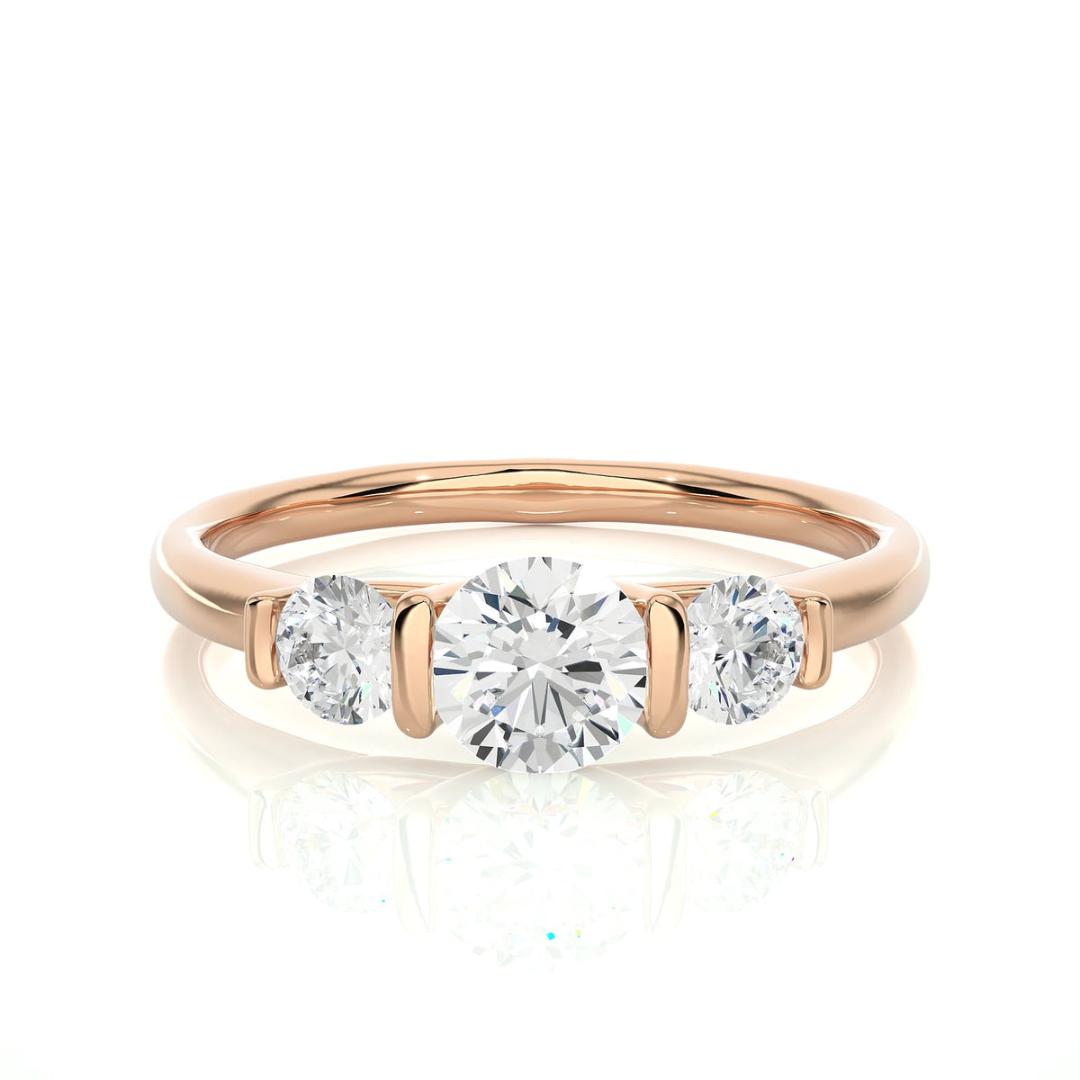 Solitaire Ring R3_RD_164 - RG