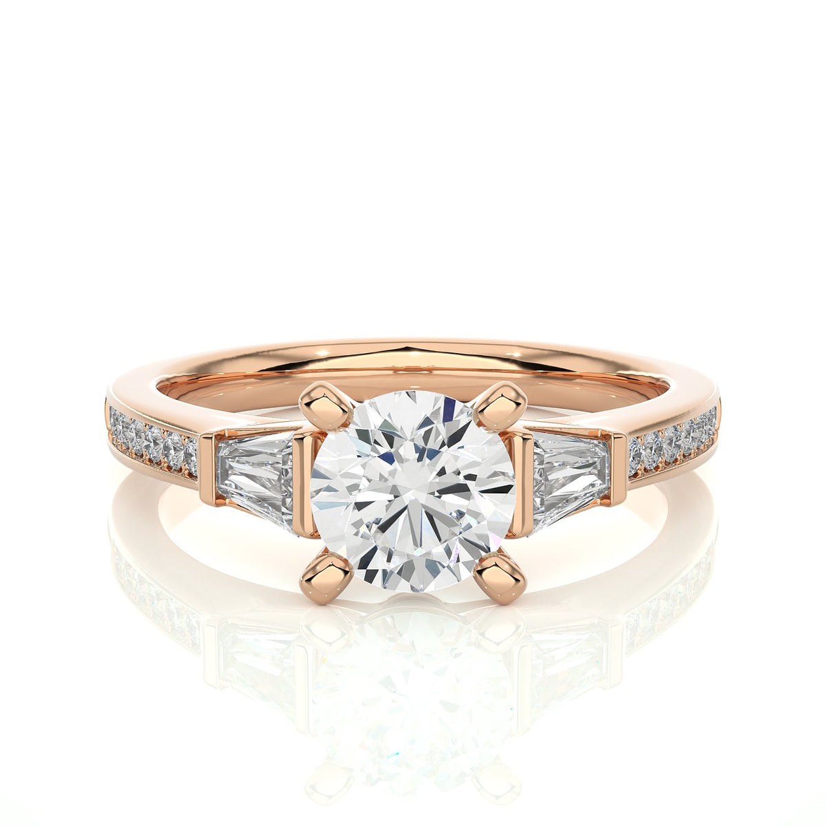 Solitaire Ring R3_RD_125 - RG