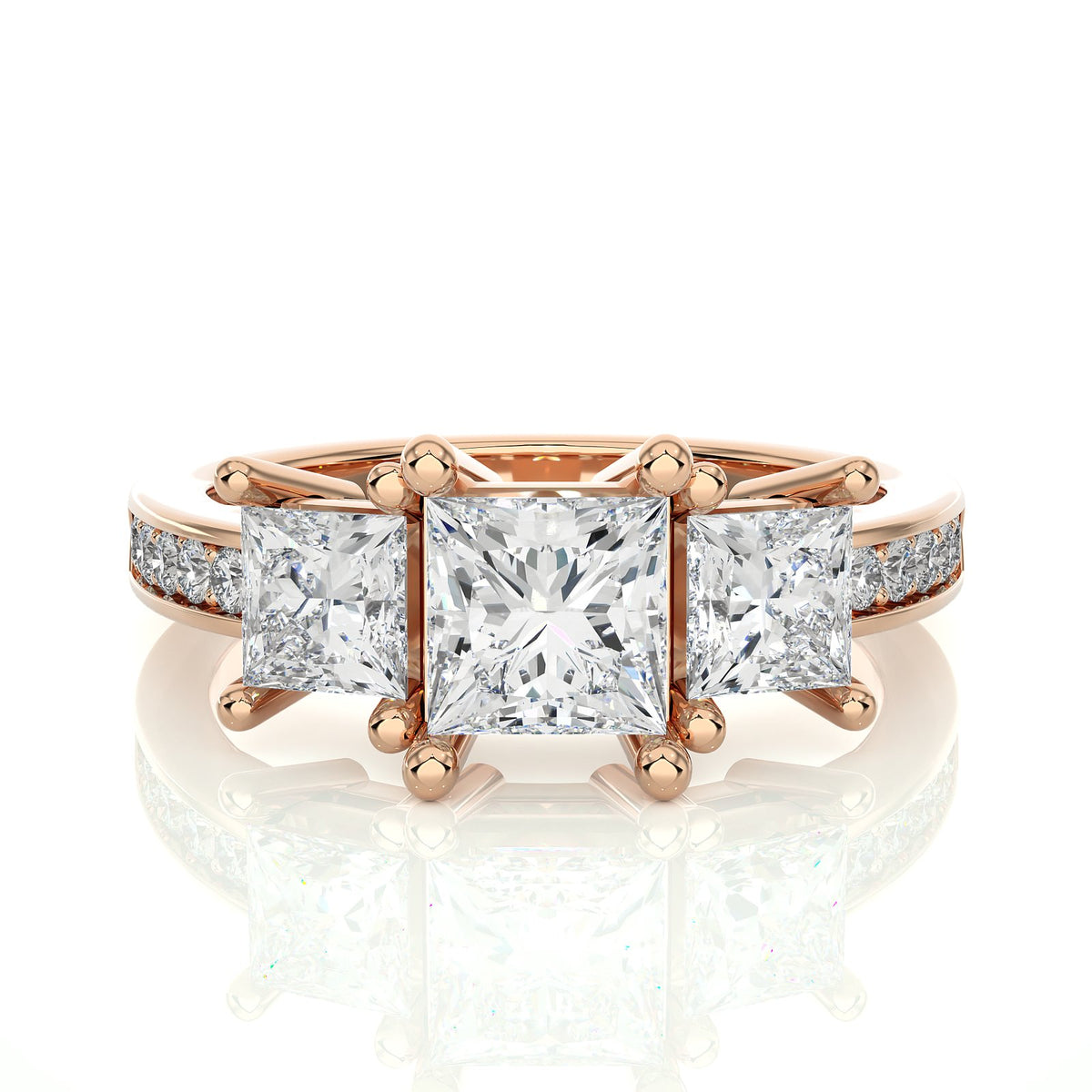 Solitaire Ring R3_PR_132 - RG