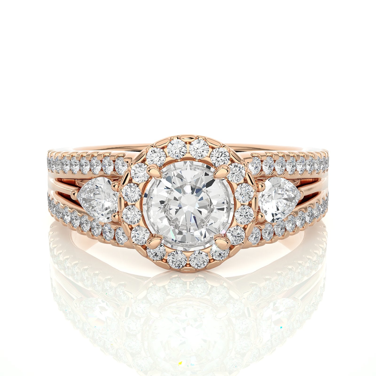 Solitaire Ring R3_RD_152 - RG