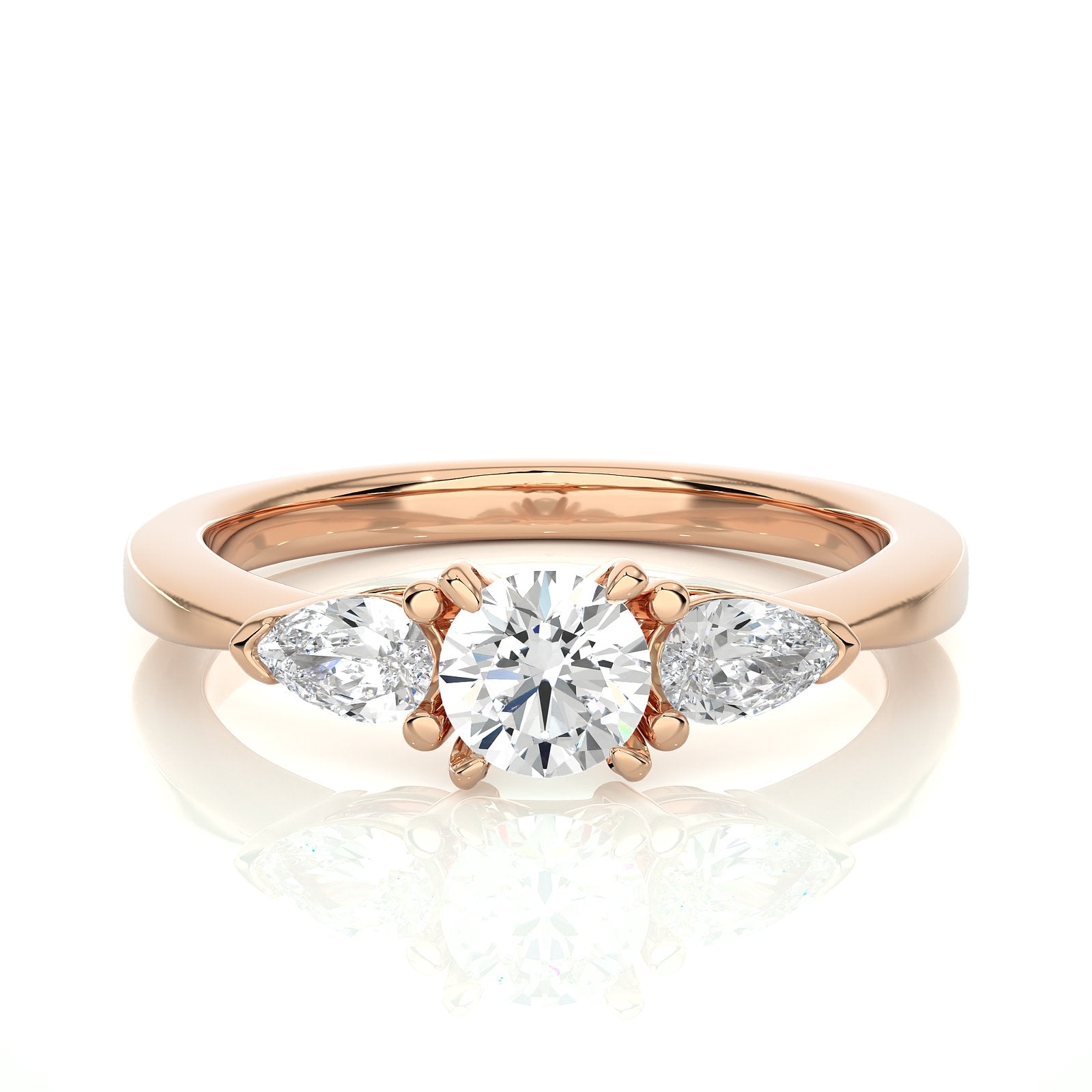 Solitaire Ring R3_RD_100 - RG