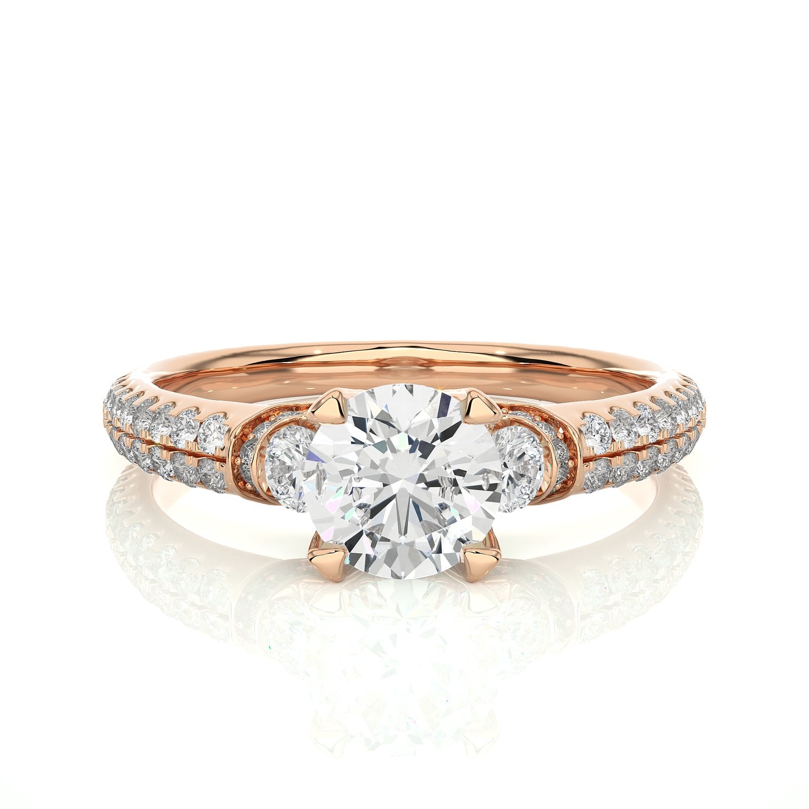 Solitaire Ring R3_RD_148 - RG