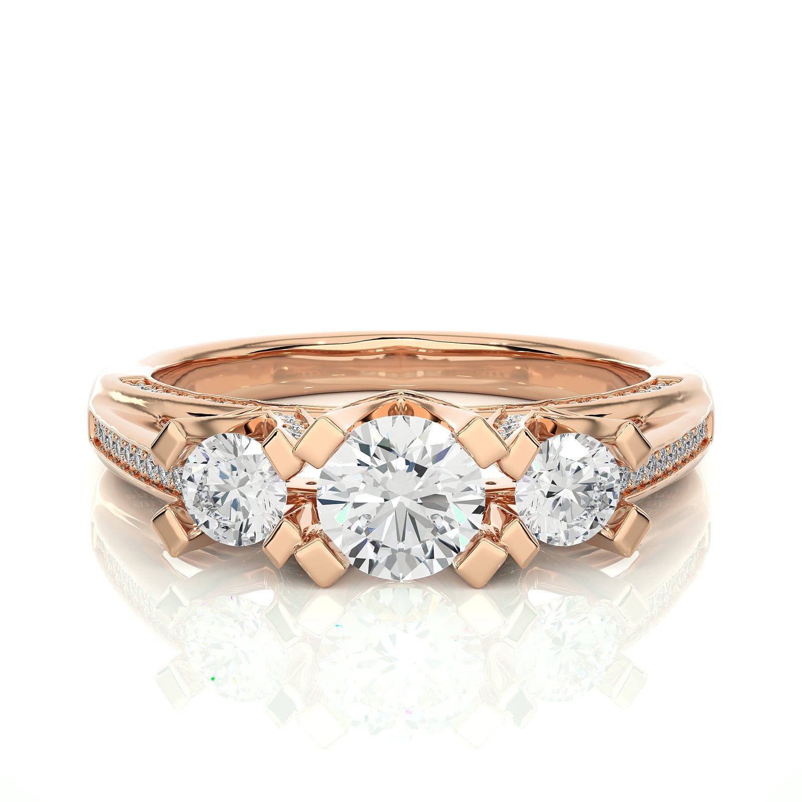 Solitaire Ring R3_RD_171 - RG
