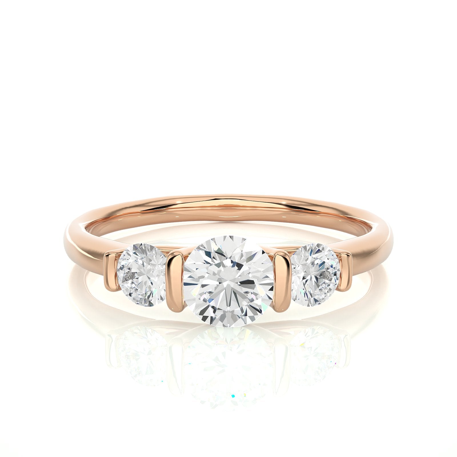 Solitaire Ring R3_RD_164 - RG