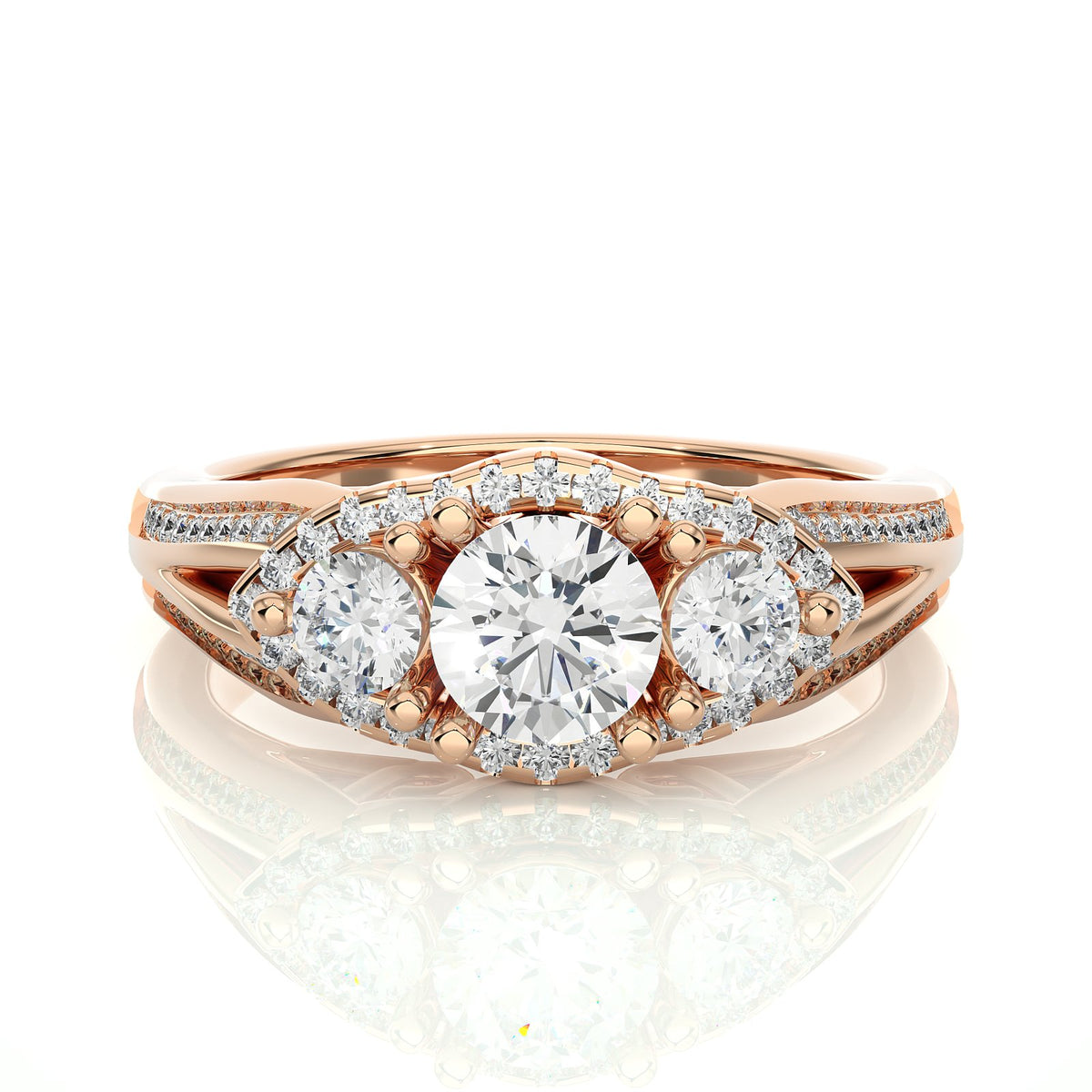 Solitaire Ring R3_RD_173 - RG