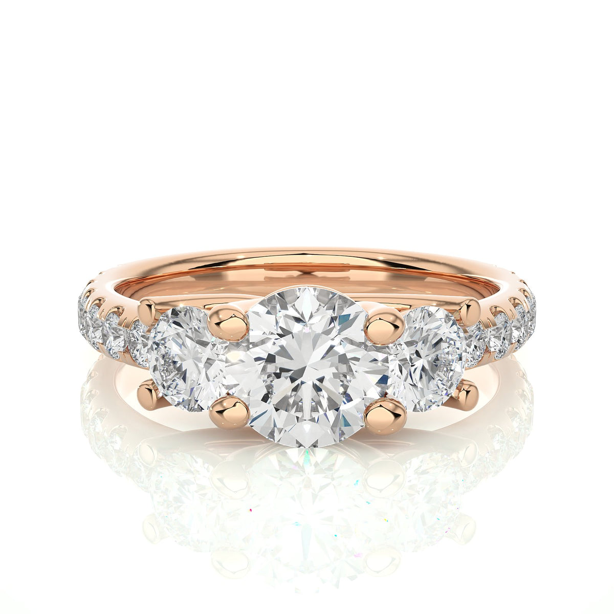 Solitaire Ring R3_RD_121 - RG