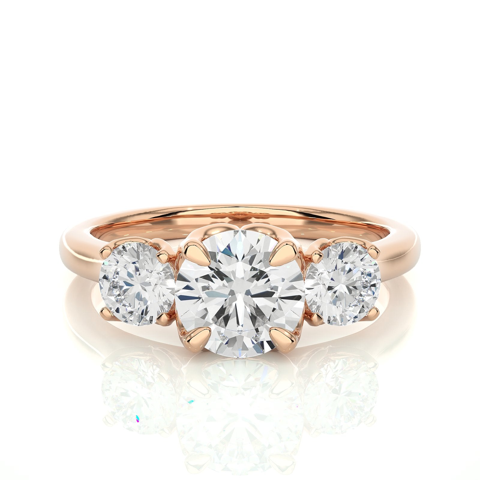 Solitaire Ring R3_RD_112 - RG