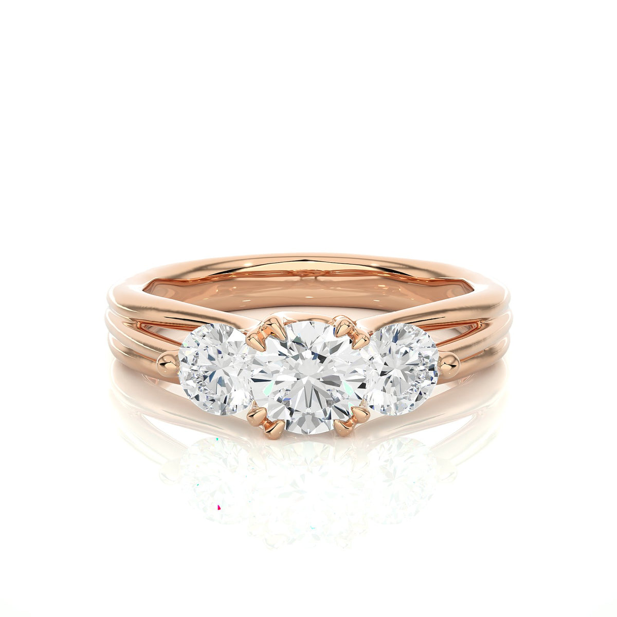 Solitaire Ring R3_RD_147 - RG
