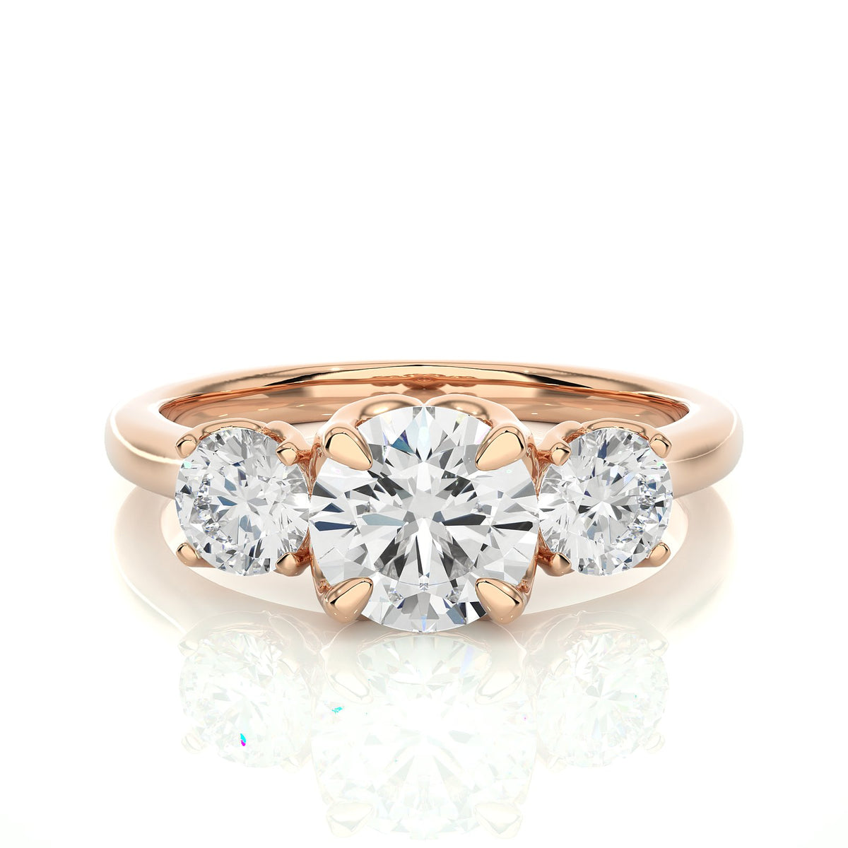 Solitaire Ring R3_RD_112 - RG