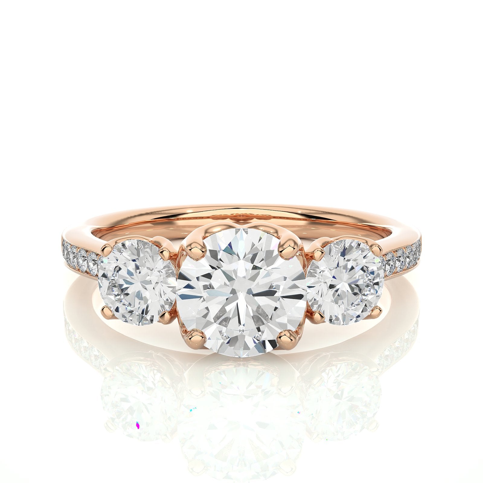 Solitaire Ring R3_RD_115 - RG