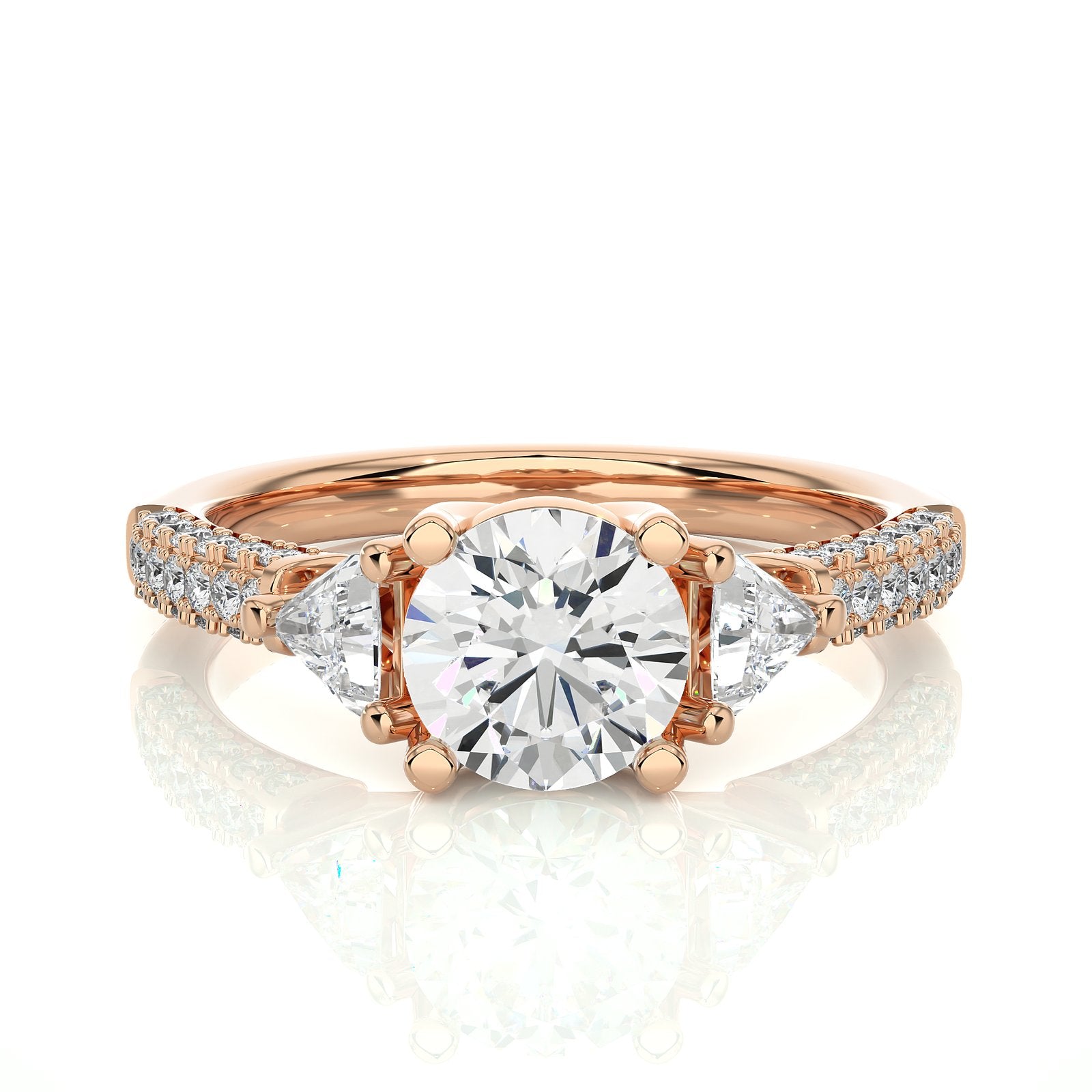 Solitaire Ring R3_RD_101 - RG
