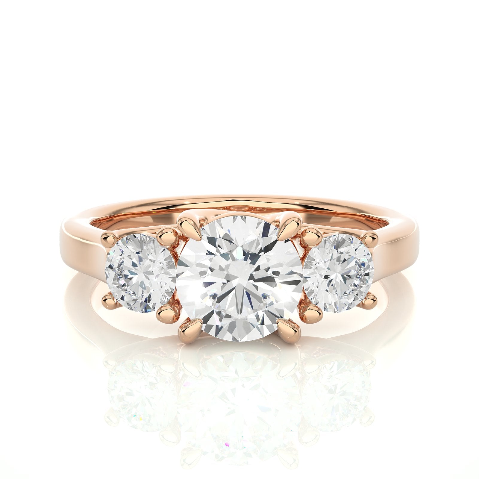 Solitaire Ring R3_RD_105 - RG