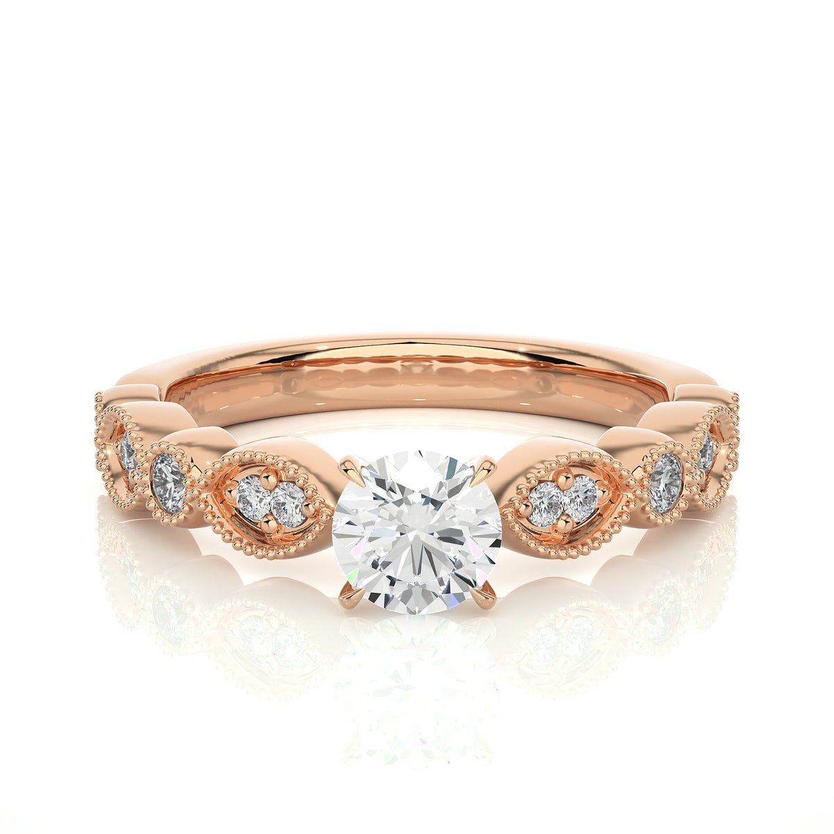 Solitaire Ring RV_RD_100 - RG