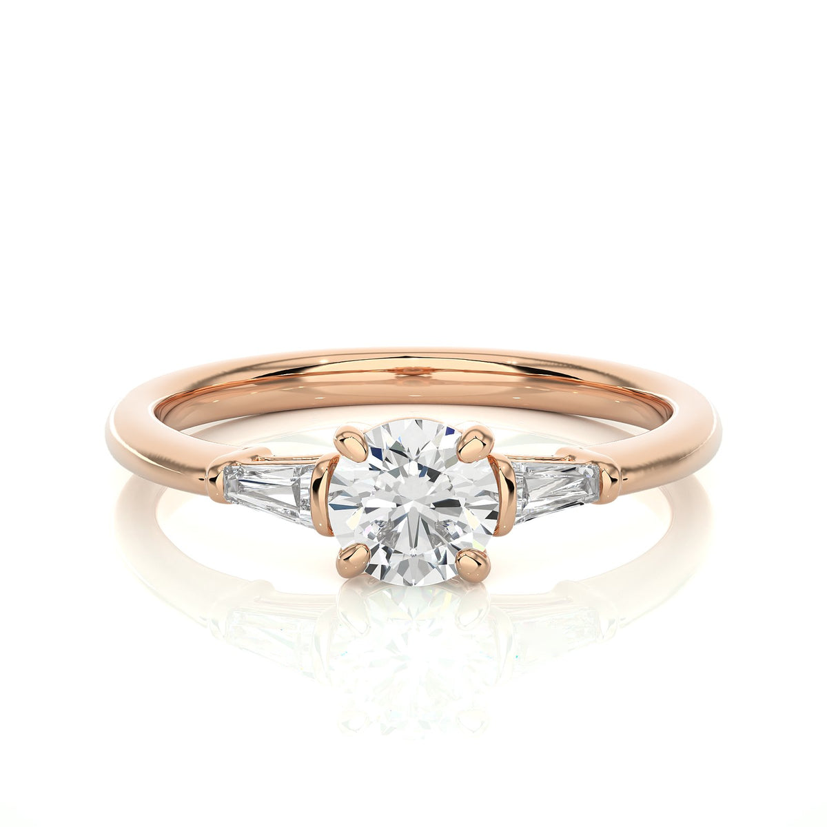 Solitaire Ring R3_RD_117 - RG