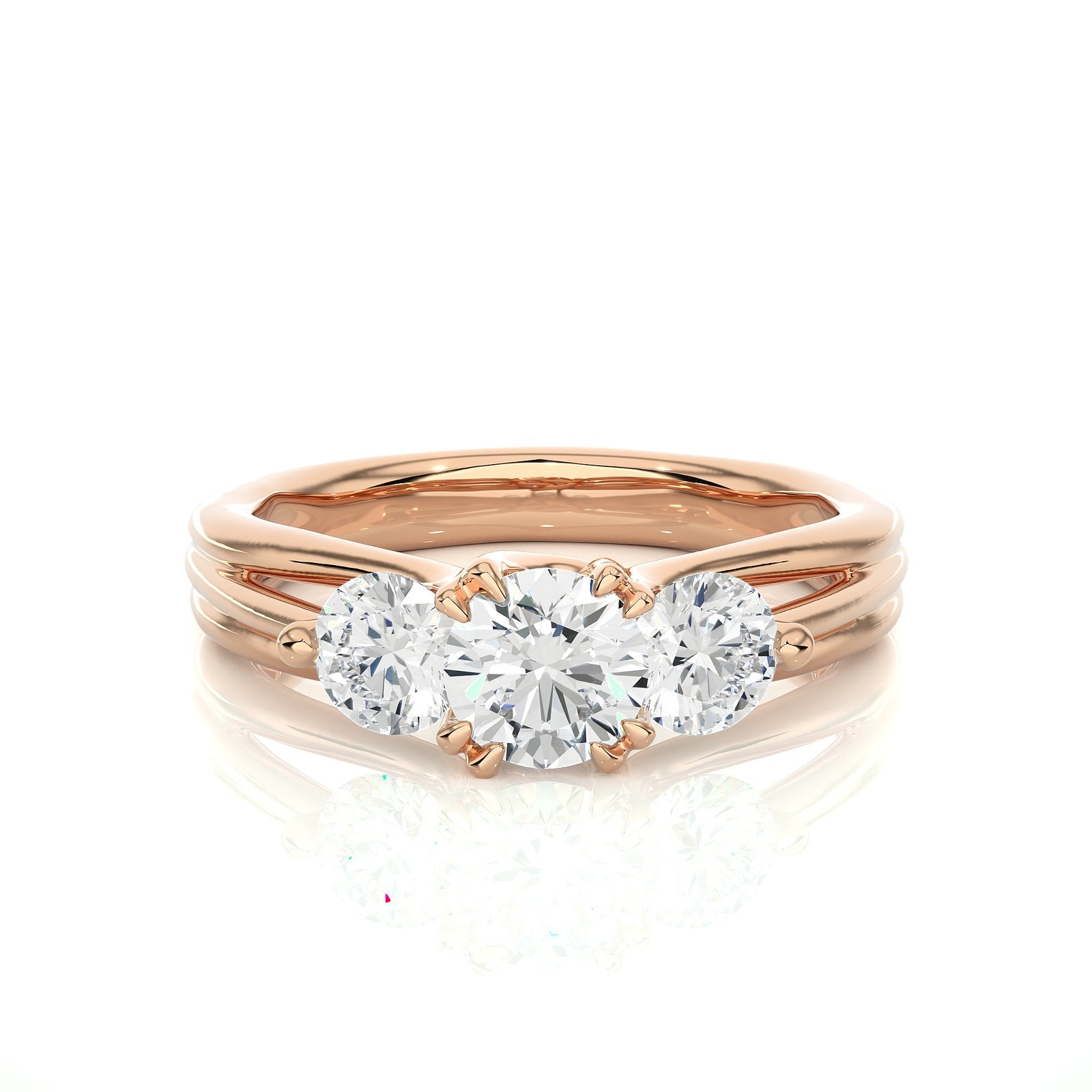 Solitaire Ring R3_RD_147 - RG