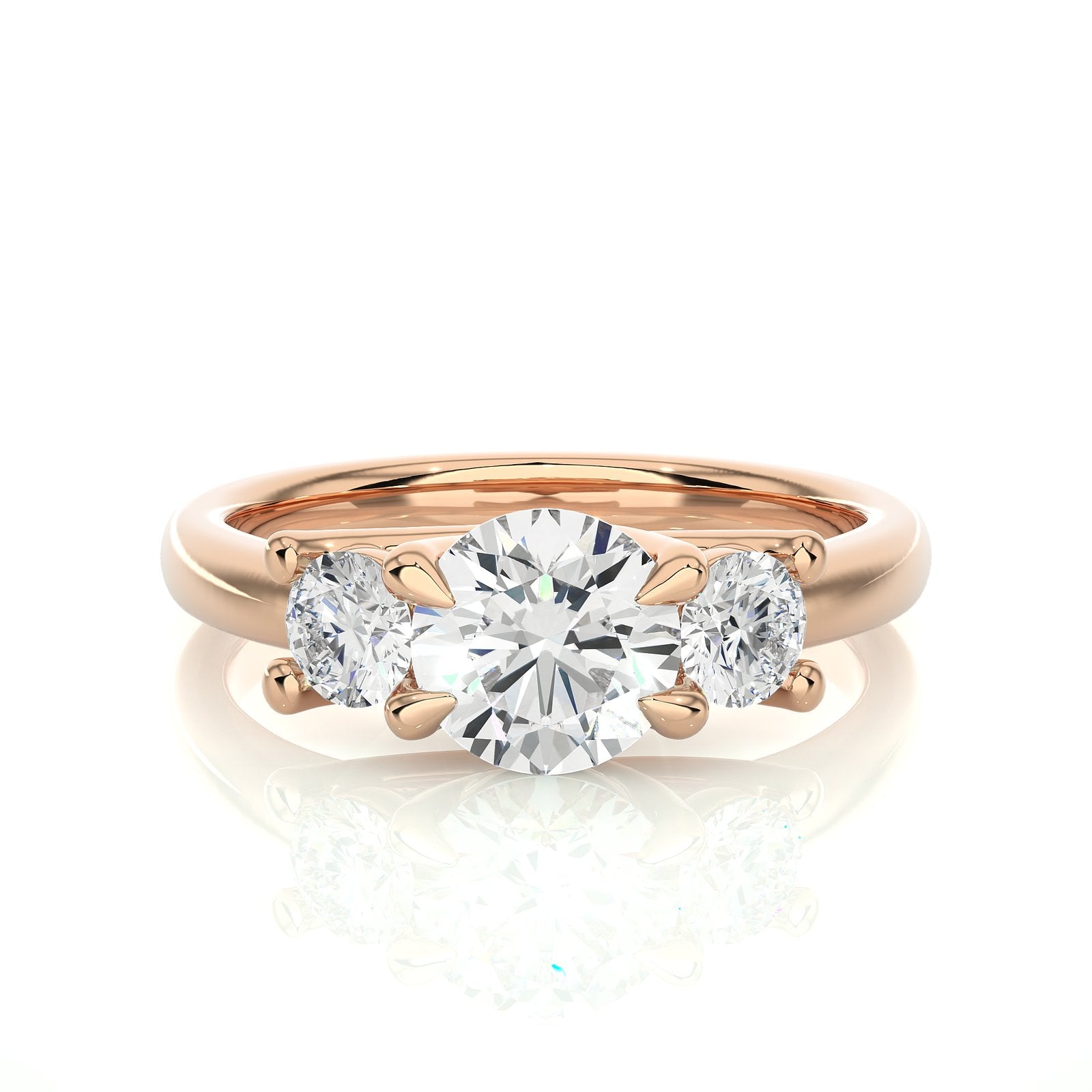 Solitaire Ring R3_RD_138 - RG