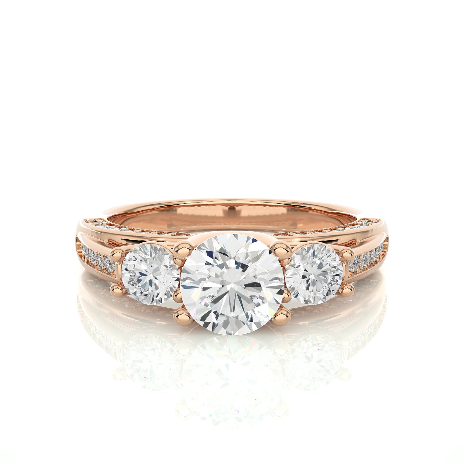 Solitaire Ring R3_RD_139 - RG