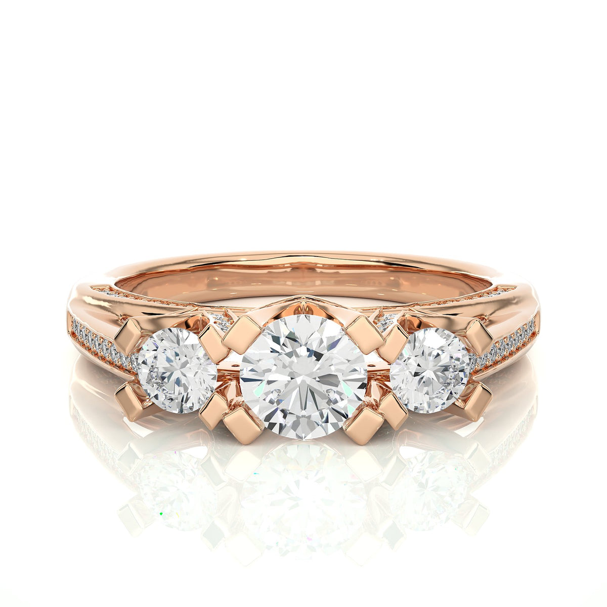 Solitaire Ring R3_RD_171 - RG