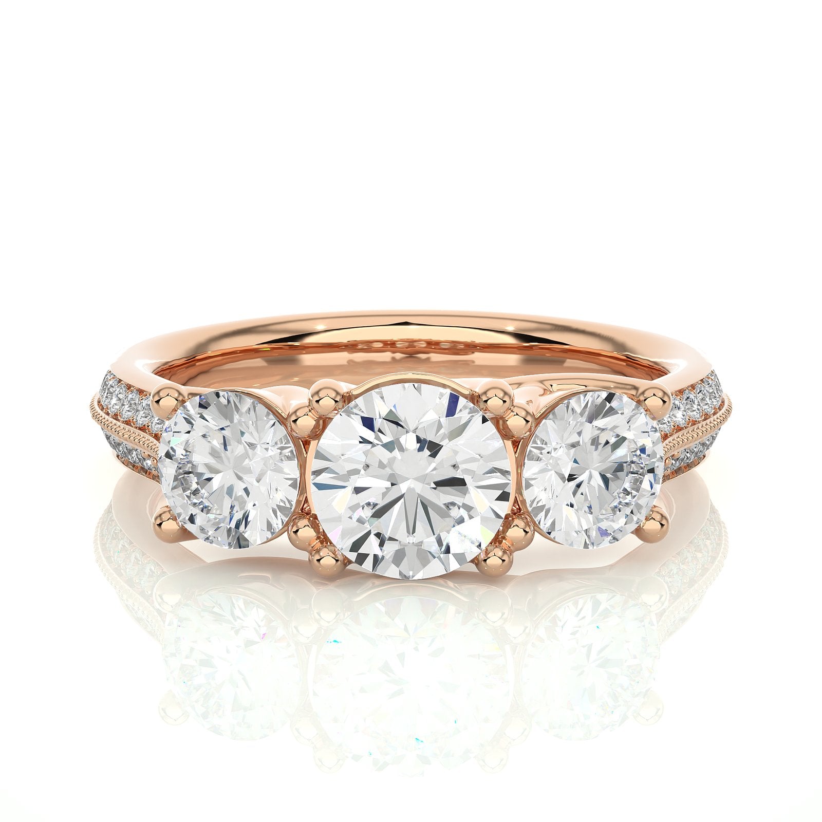 Solitaire Ring R3_RD_137 - RG