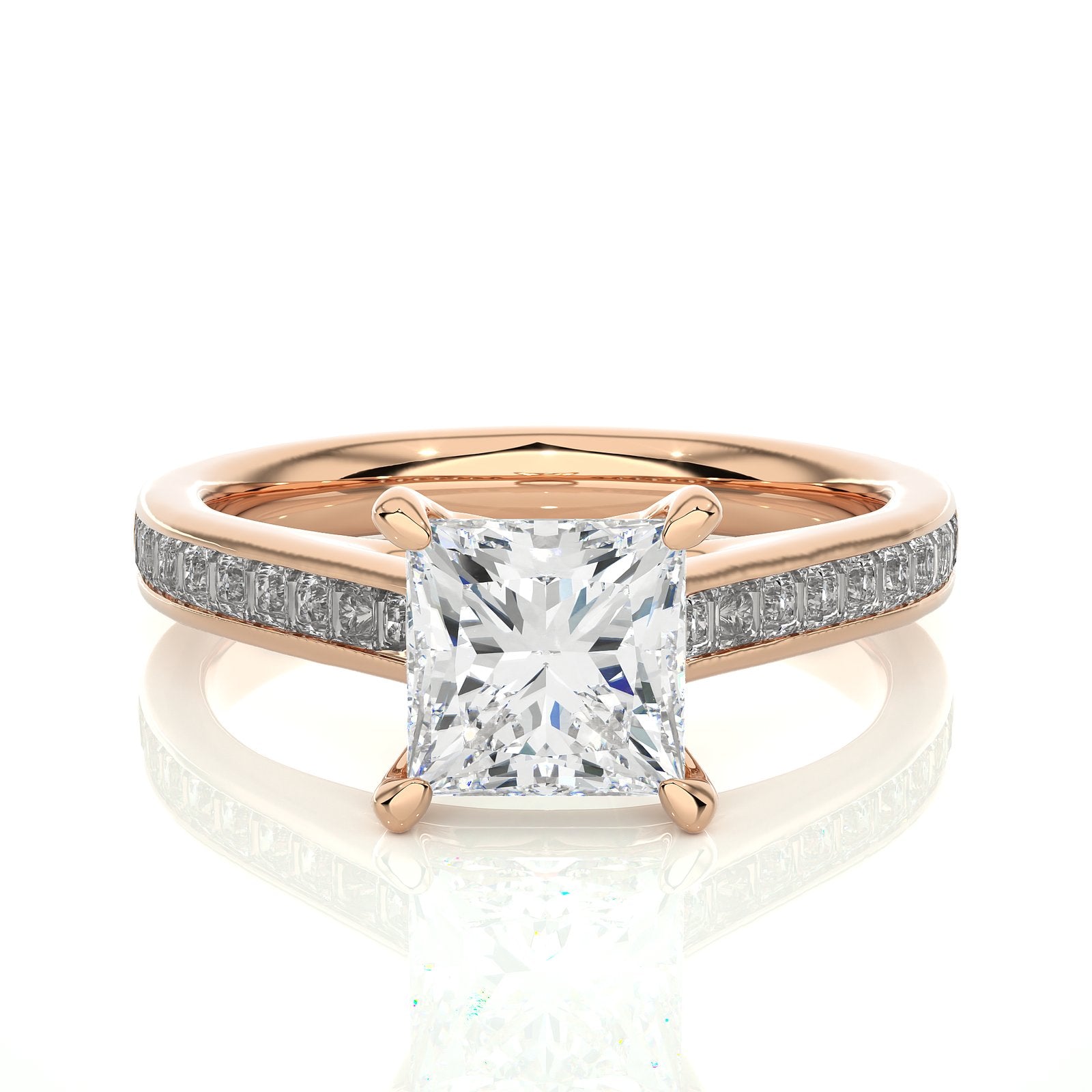 Solitaire Ring RC_PR_256 - RG