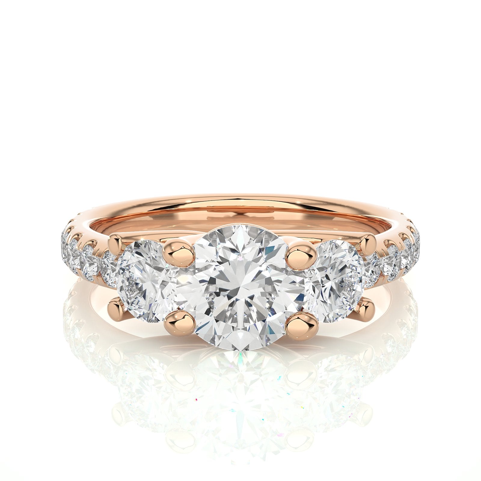 Solitaire Ring R3_RD_120 - RG
