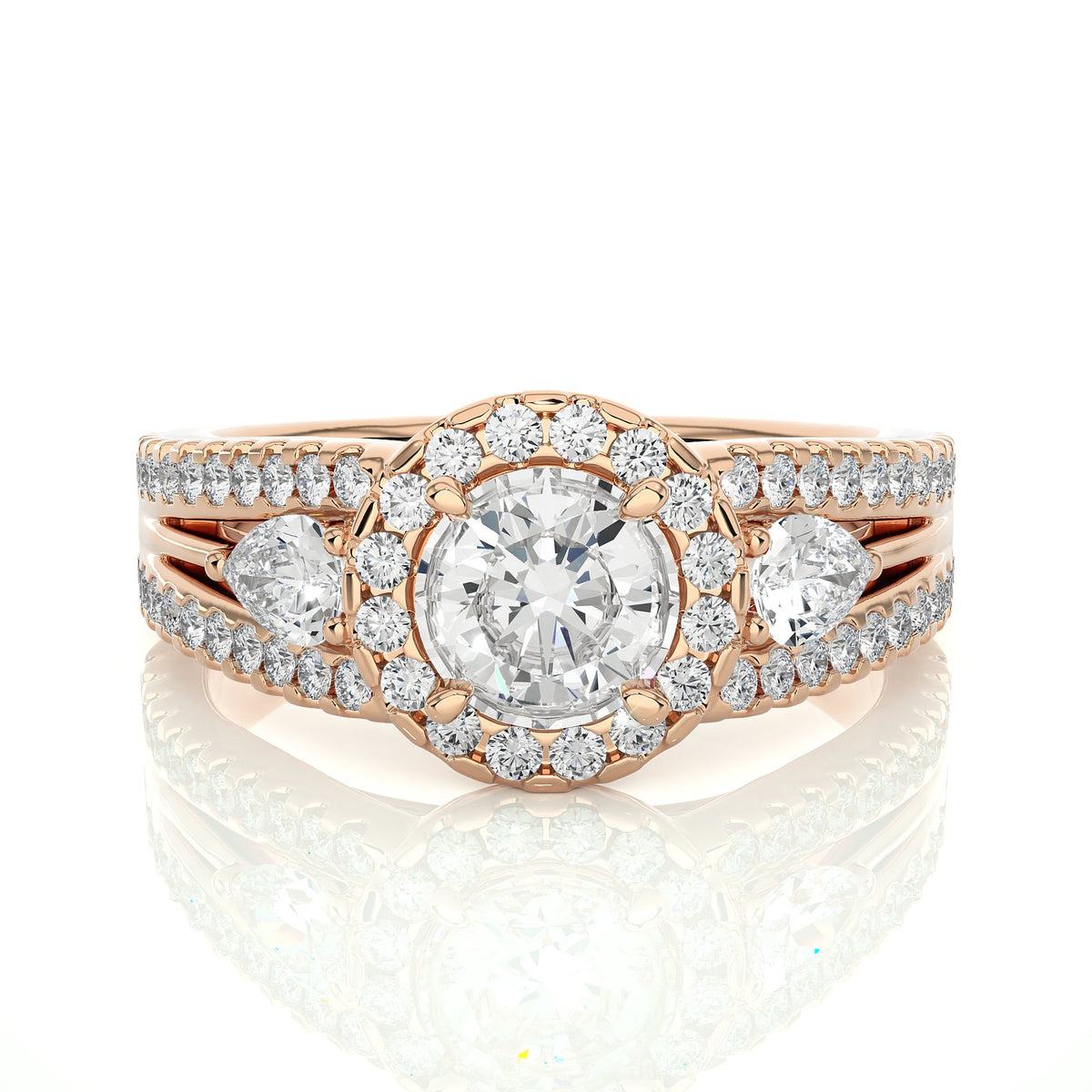 Solitaire Ring R3_RD_152 - RG