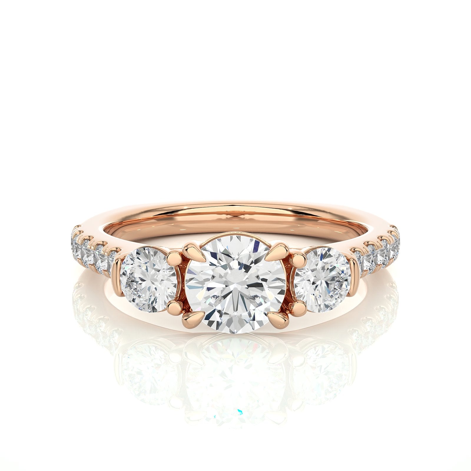 Solitaire Ring R3_RD_145 - RG