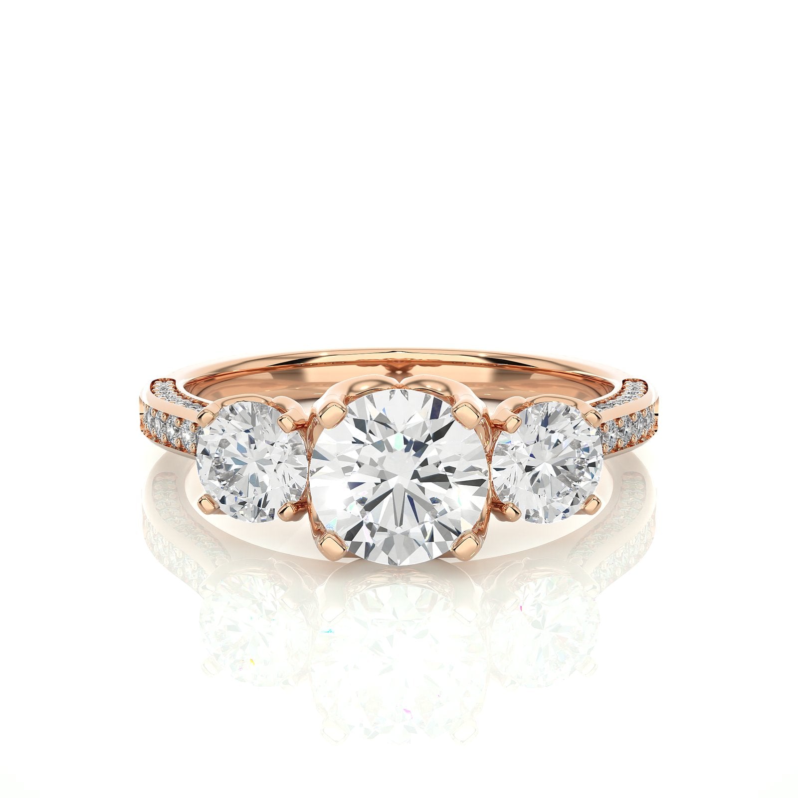 Solitaire Ring R3_RD_114 - RG