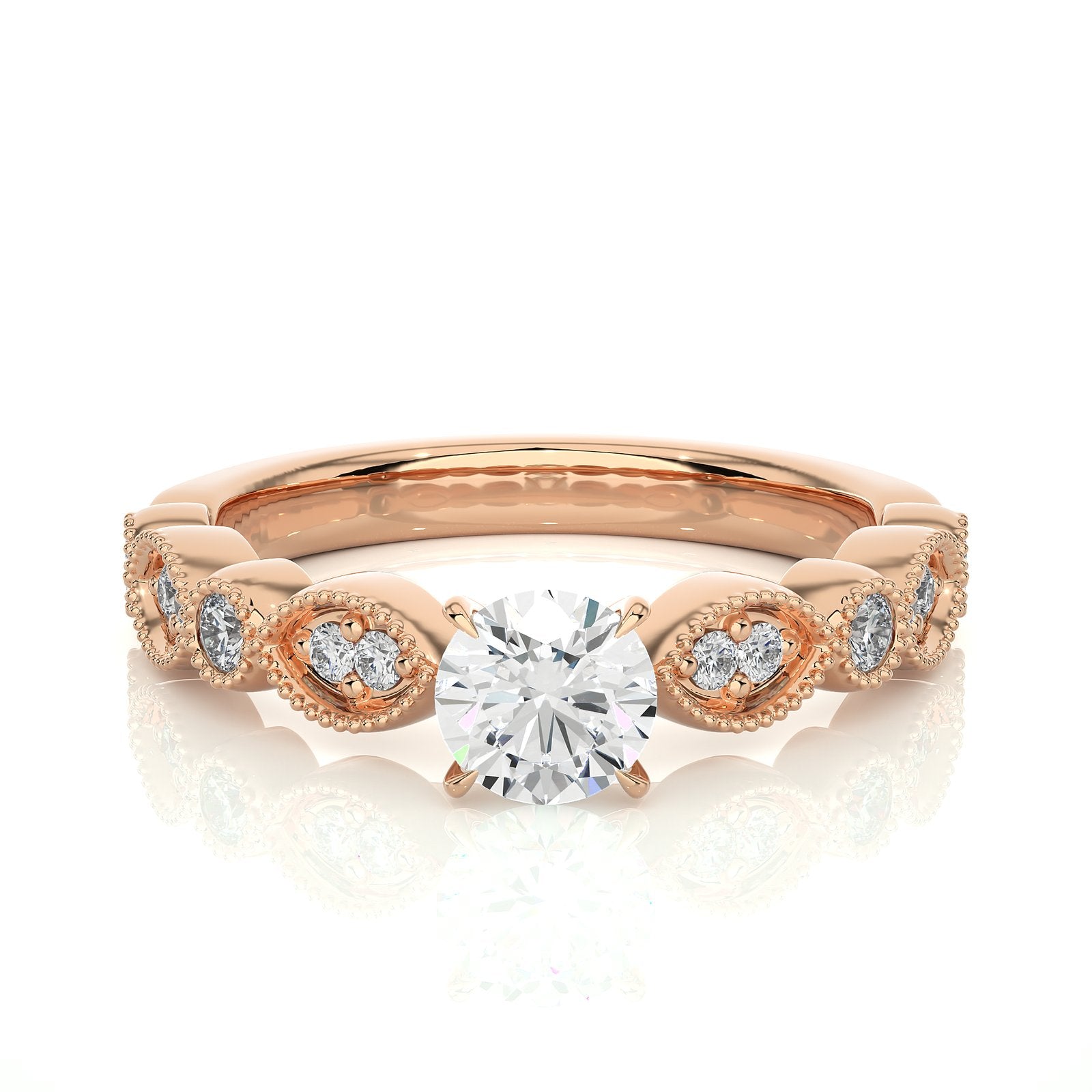 Solitaire Ring RV_RD_100 - RG