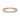 Side-by-side view of rose gold and white gold floating diamond bands – stackable styling