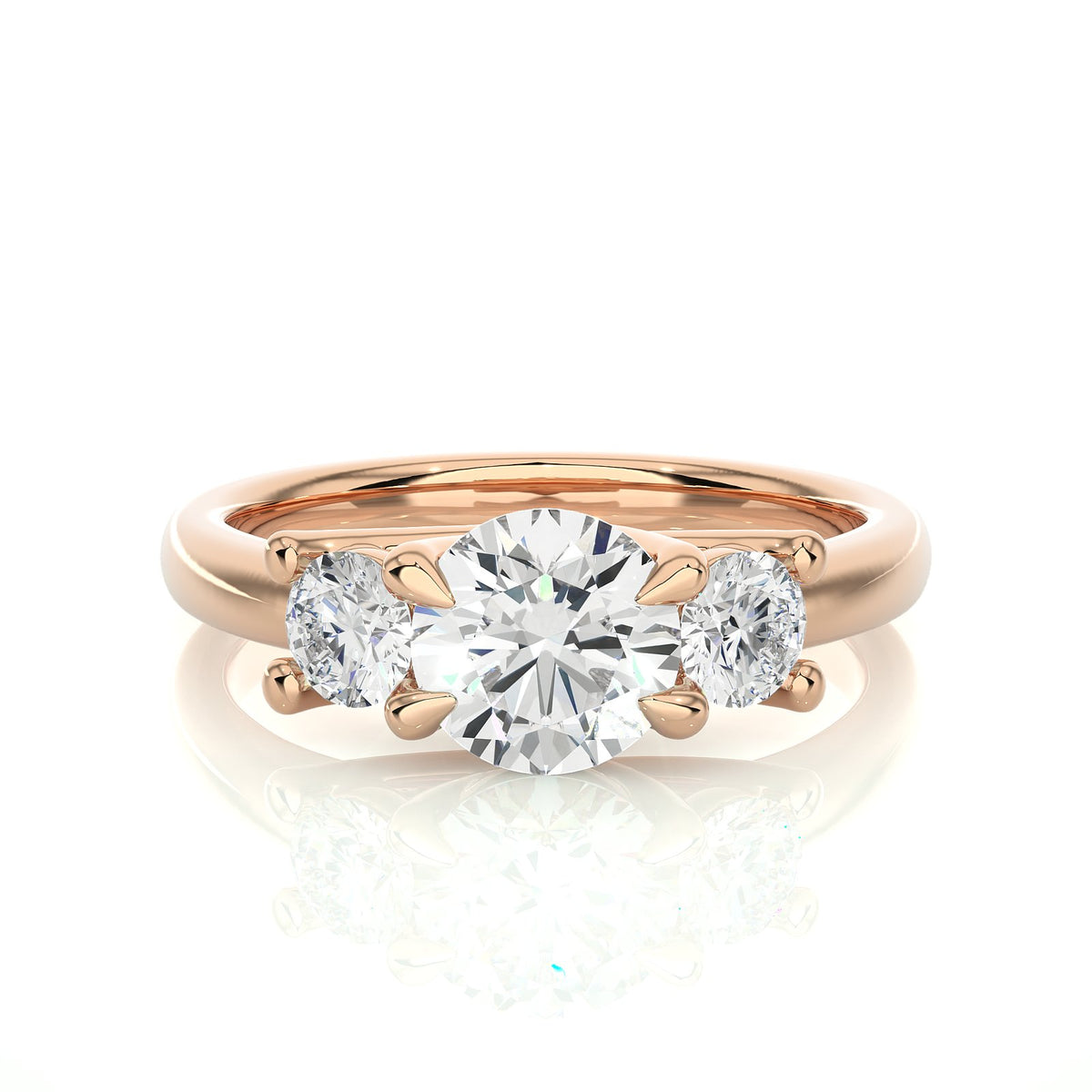 Solitaire Ring R3_RD_138 - RG