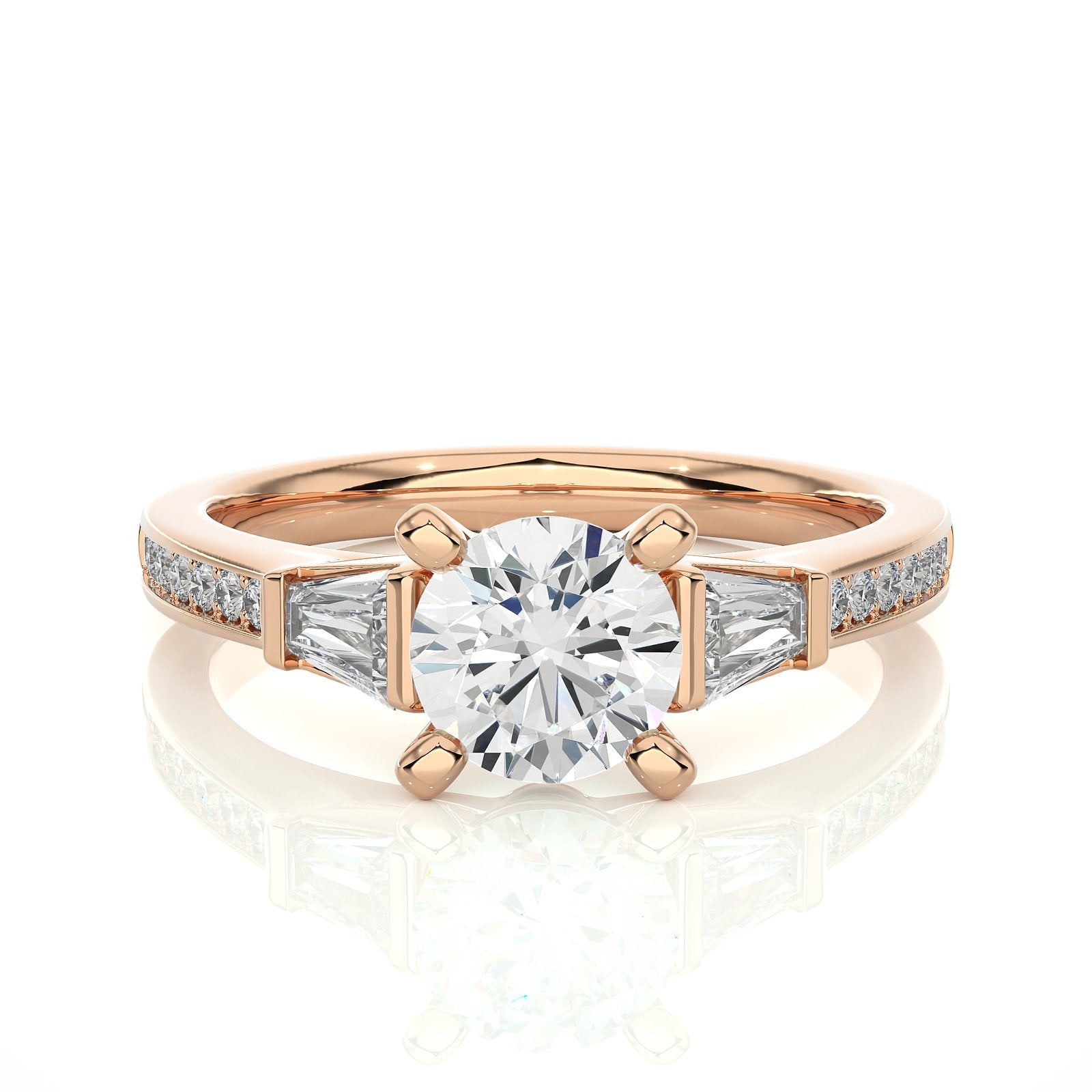 Solitaire Ring R3_RD_125 - RG