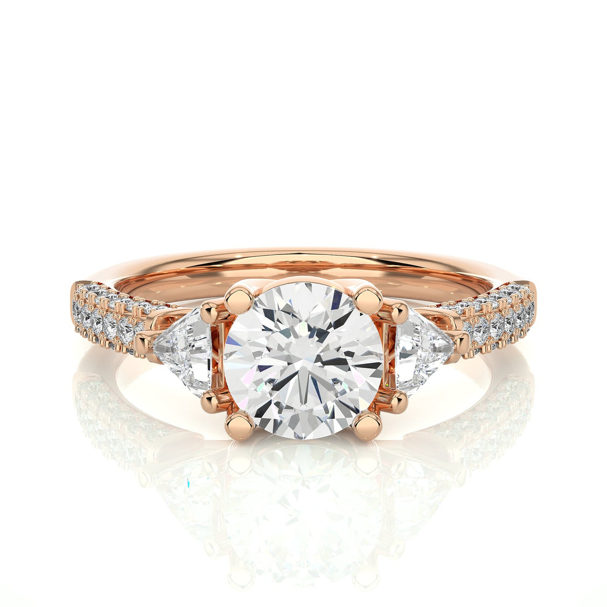 Solitaire Ring R3_RD_101 - RG